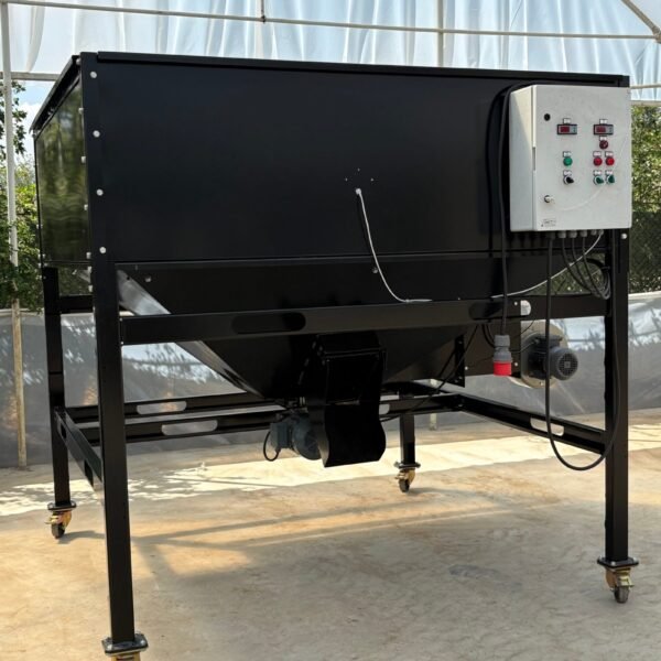 1.3 Ton (1.300 Kg.) Kasa Tipi Trifaze Helezonlu Ceviz Kurutma Makinesi